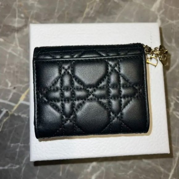 LADY DIOR LEATHER WALLET - Picture 7 of 10
